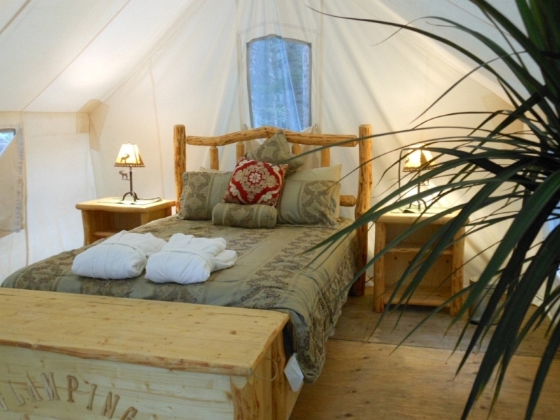 Enjoy comfortable glamorous camping hospitality