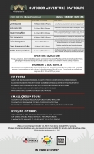 Day Tours Rates Sheet